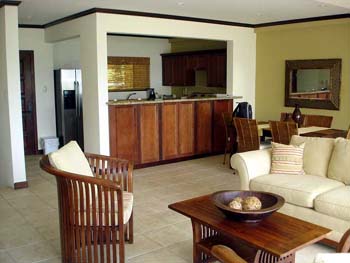 Vue du condominium de Playa Flamingo, Costa Rica